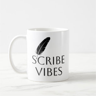 Scribe Vibes Autor Schriftsteller Dichter  Kaffeetasse