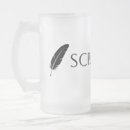 Scribe Vibes Autor Schriftsteller Dichter Literatu Mattglas Bierglas
