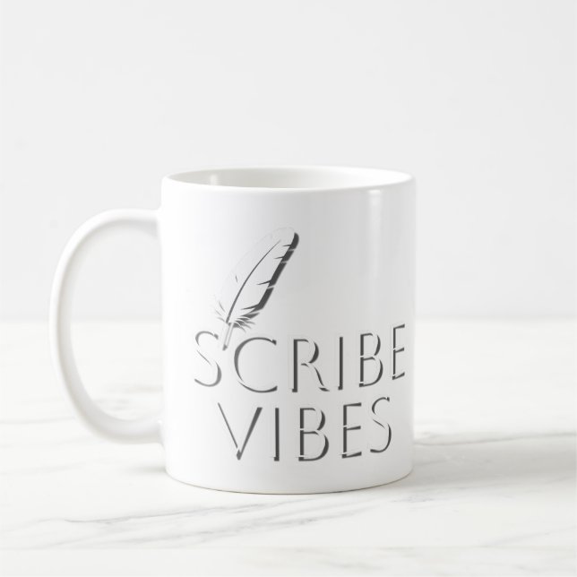 Scribe Vibes Writers Authors Poets Kaffeetasse (Links)