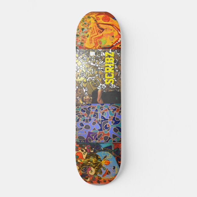 SCRIBZ AKATEBOARDS remains the same as it appears  Skateboard (Vorderseite)