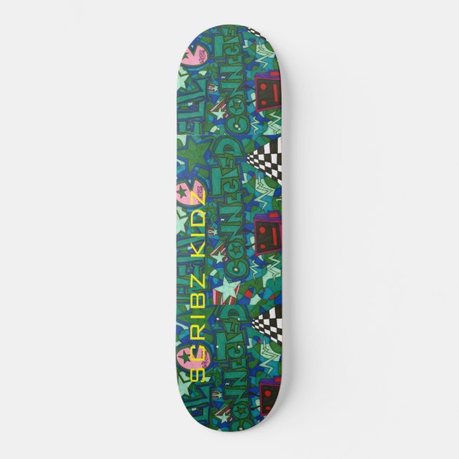 SCRIBZ KIDZ SKATEBOARD / JMT (Vorderseite)