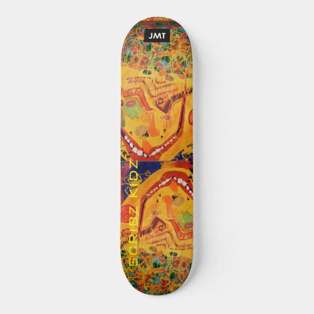 SCRIBZ KIDZ SKATEBOARD / JMT (Vorderseite)