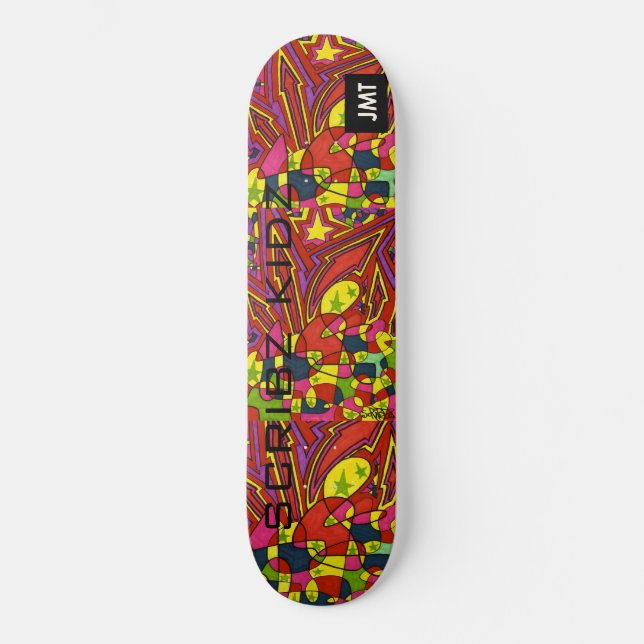 SCRIBZ KIDZ SKATEBOARD / JMT (Vorderseite)