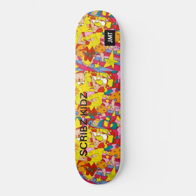 SCRIBZ KIDZ SKATEBOARD / JMT (Vorderseite)