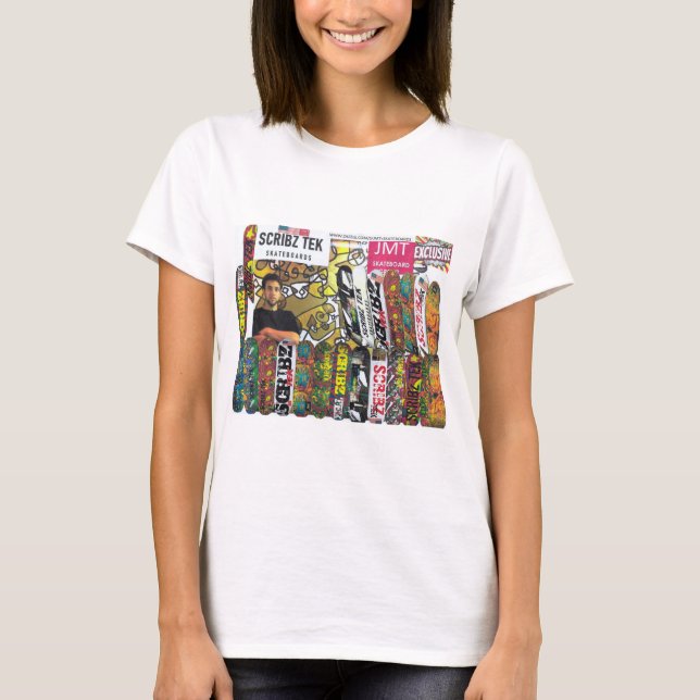 SCRIBZ TEK SKATEBOARDS / JMT USA T-Shirt (Vorderseite)