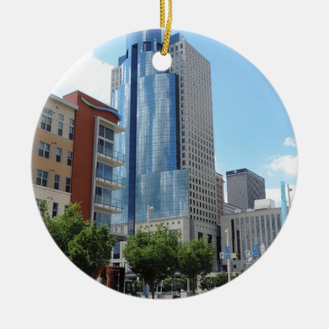 Scripps Mitte in Cincinnati, Ohio Keramikornament (Vorne)