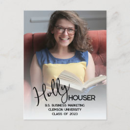 Script 5 Foto Abschluss Ankündigung Postkarte