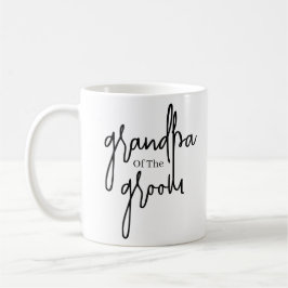 Script Black Opa der Bräutigam Hochzeit Kaffeetasse