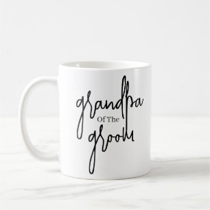 Script Black Opa der Bräutigam Hochzeit Kaffeetasse