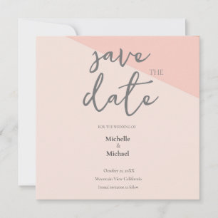 Script Calligraphy Wedding Modern Save the Date