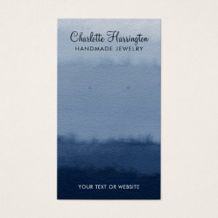 Script Earring Blue Ombre Juwelier Display Card
