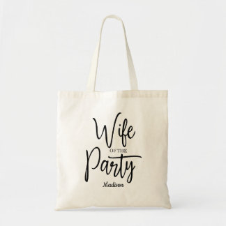 Script-Ehefrau des Party Bachelorette Tragetasche