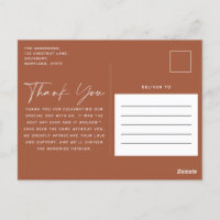 Script Foto Hochzeit danke teracotta