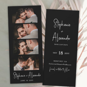 Script-Foto-Stand-Lesezeichen Hochzeit Speichern S Save The Date