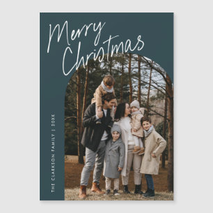 Script Frohe Weihnachtsgeschichte Foto Magnetkarte