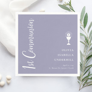 Script Girls 1. Kommunion Serviette