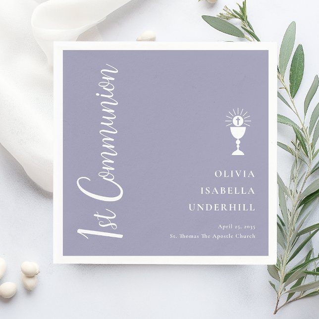 Script Girls 1. Kommunion Serviette (Von Creator hochgeladen)