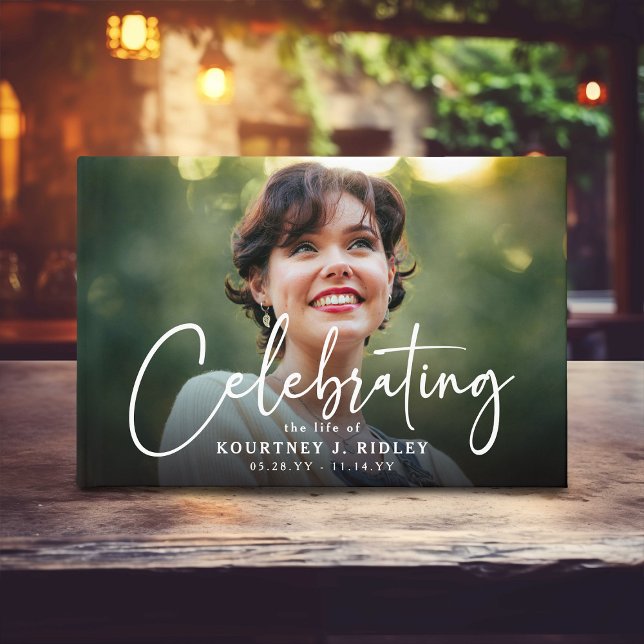 Script Memorial Photo & Message Sympathy  Gästebuch (Von Creator hochgeladen)