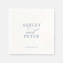 Script Minimalistisch Classic Wedding Serviette