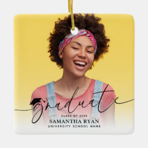 Script Modern Foto Abschluss Keramikornament