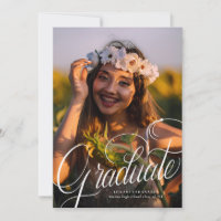 Script Modern Foto Graduation Party