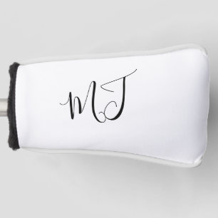 Script Monogram Putter Golf Head Cover Headcover