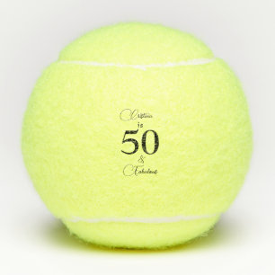 Script Personalisiert 50 & Fabulous Tennis Ball