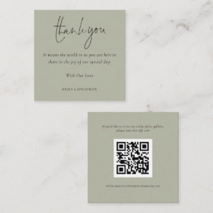 Script QR Code Wedding Foto Gallery Danke Begleitkarte