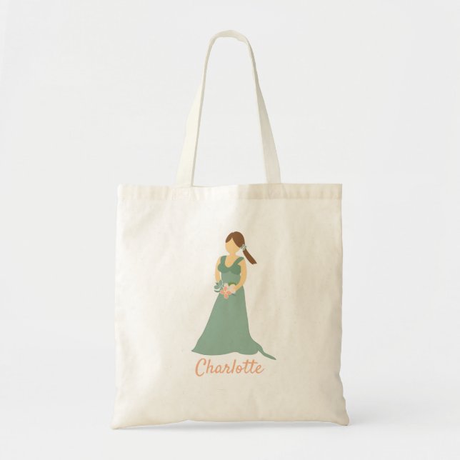 Script Sage Bridesmaid Tragetasche (Vorne)