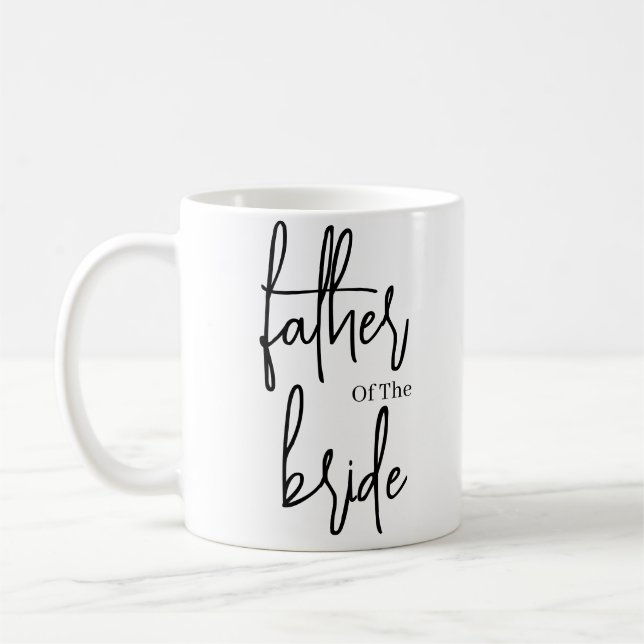 Script Schwarzer Vater der Brautehohe Kaffee Kaffeetasse (Links)