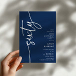 Script Sixty' 60th Birthday Einladung<br><div class="desc">Celebrate your milestone 60th birthday in style with our 'Elegant Script 60th Birthday Invitation.' This invitation exudes sophistication with its elegant script typography, showcasing the word 'sixty' running up the side. Plus, our easy-to-customize template allows you to add your own event details effortlessly. Say goodbye to fuss and hello to...</div>