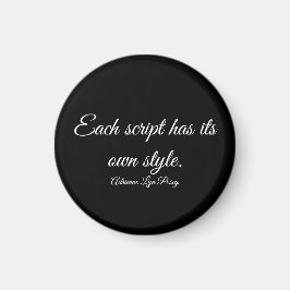 Script Style Office-Magazin Magnet