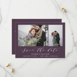 Script text Foto Save The Date