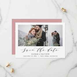 Script text Foto Save The Date