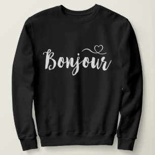Script Typografy - Bonjour Sweatshirt