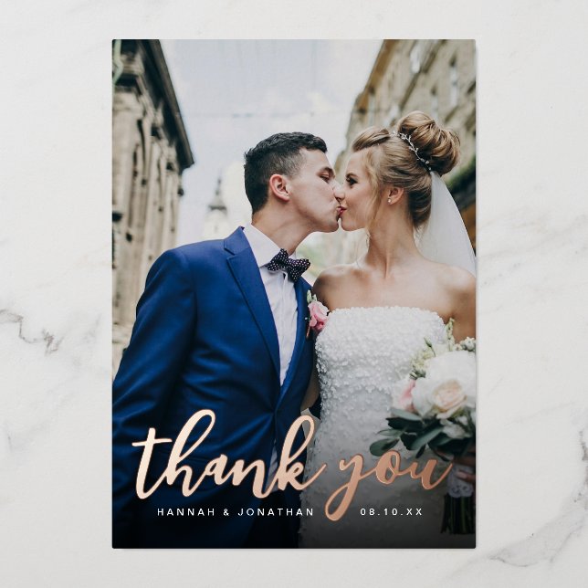 Script Wedding Foto Vielen Dank für die Einladung (Vorderseite)