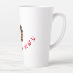 Scripted Elegance: Design von Schriftart-adorned T Milchtasse