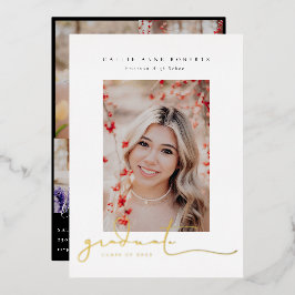 Scripted Snapshots Foto Abschluss Folieneinladung