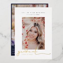 Scripted Snapshots Foto Abschluss Folieneinladung