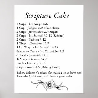 Scripting Cake Poster