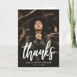 Scripting-Foto-Abschluss Dankeskarte