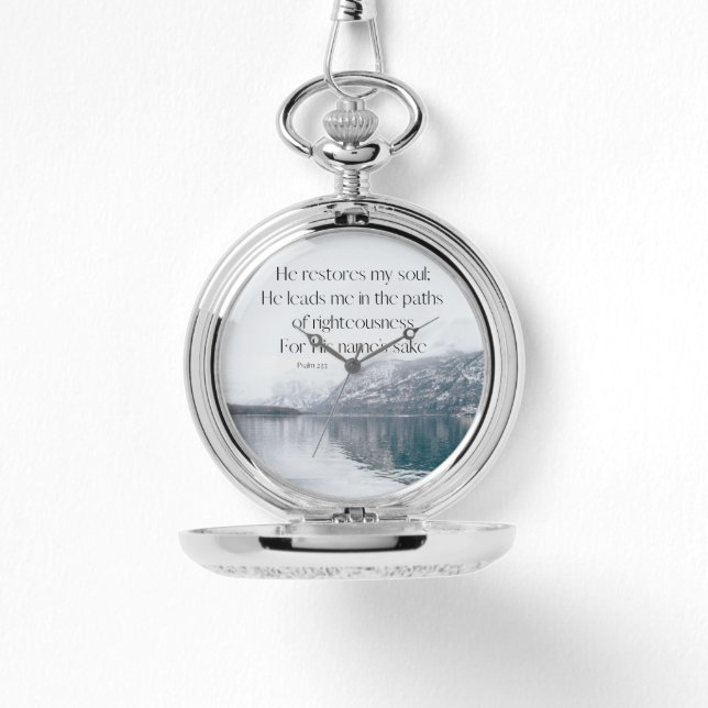 Scripting Pocket Watch Armbanduhr (Vorderseite)