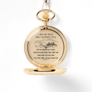 Scripting Pocket Watch Armbanduhr