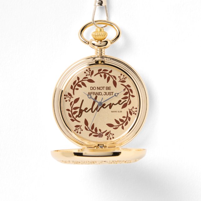 Scripting Pocket Watch Armbanduhr (Vorderseite)