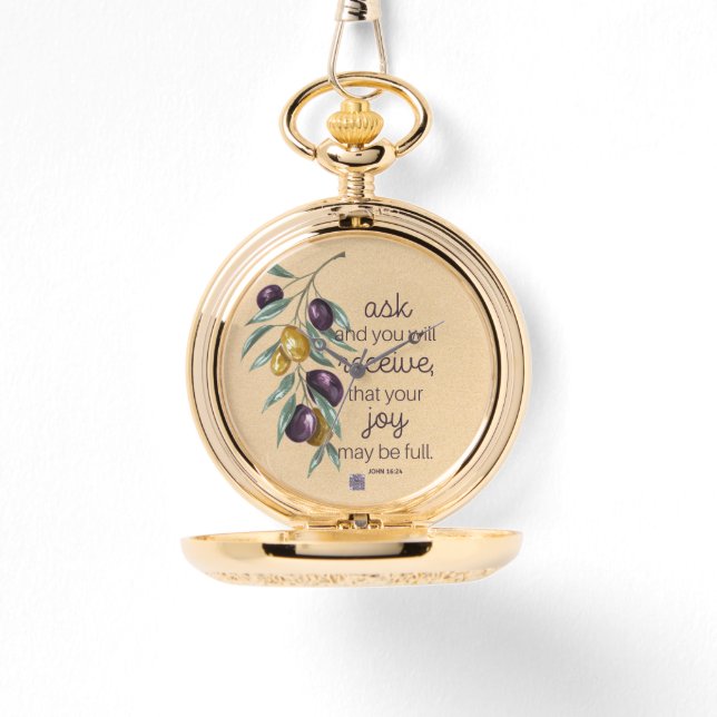 Scripting Pocket Watch Armbanduhr (Vorderseite)