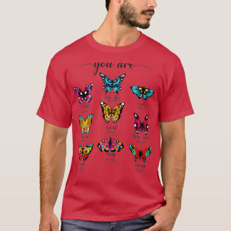 Scripting Wasserfarbenschmetterling Psalm Christli T-Shirt