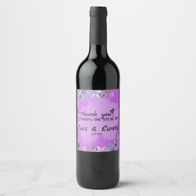 Scripting Wine Flasche Etikett (Vorderseite)