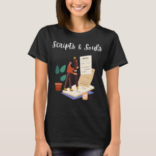 "Scripts & Souls" für Psychologen T-Shirt