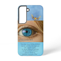 Scripture Blue Sky Calvary Crosses Gold Dove