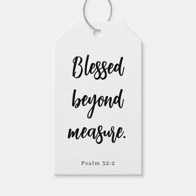 Scripture Centerpiece Decoration Graduation Party Geschenkanhänger (Vorderseite)